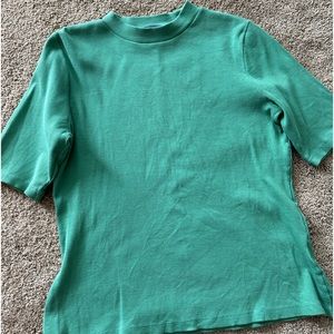 Maeve mock neck, half sleeve